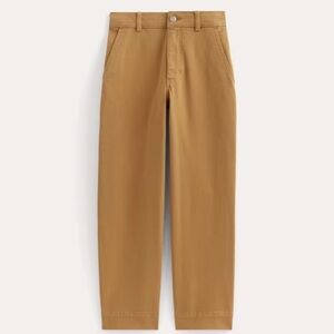 Everlane Utility Straight Leg Pants in Oak Brown